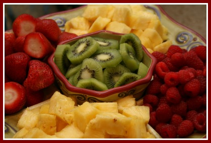 how to make fruit trays at home