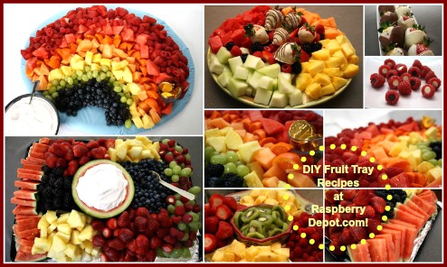 homemade fruit platter