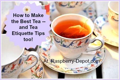 How to Make Tea the Best Way - Make a Pot of Tea or Brew a One Cup of Tea